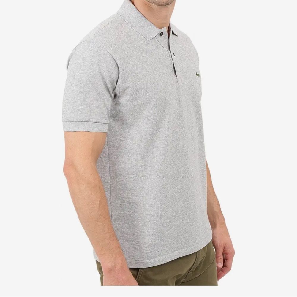 Lacoste Gray Polo Shirt Classic Fit Short Sleeves - size XL